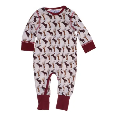 Rompers (White, Red, Brown) from Snoozy Cotton, Elastane
