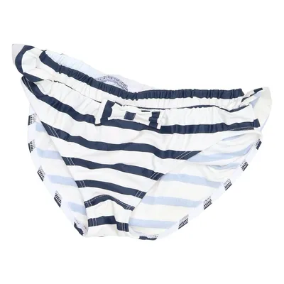 Bikini broekje (Blauw, Wit) van Petit Crabe Elastaan, Polyamide