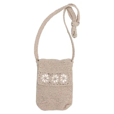 Umhängetasche (Beige) von Aria Baumwolle