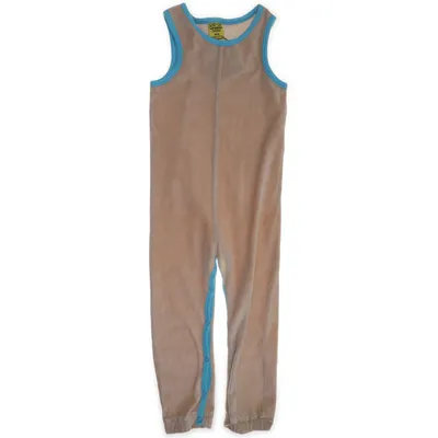 Sparkdräkt (Beige, Blå) från Duns Sweden Ekologisk bomull