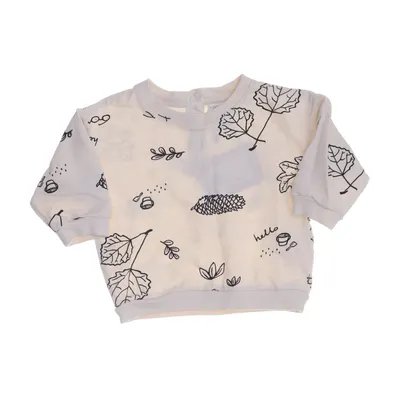 Collegetröja (Beige, Svart) från Lindex Baby Bomull