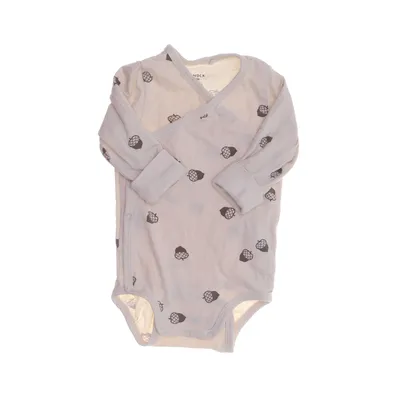 Body (Beige, Brun) från Lindex Baby Bomull, Elastan