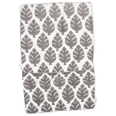 Cushion cover (Gray, White) from Bungalow