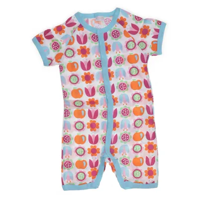 Rompers (White, Multicolored) from Baby by Lindex Cotton