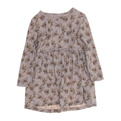 Kjole (Beige, Grøn, Brun) fra Lil' Atelier Modal, Økologisk bomuld