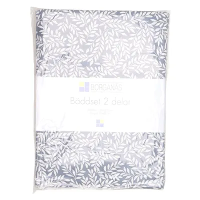 Parure de lit (Bleu, Blanc) de Borganäs Coton