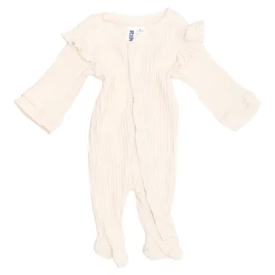 Sparkedragt (Beige) fra Rikiki Bomuld, Elastan, Polyester