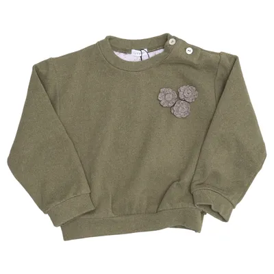 Sweatshirt (Green) from Gymp Elastane, Polyester