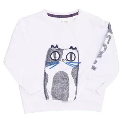 Sweatshirt (Wit, Blauw, Grijs) van Zara BabyBoy