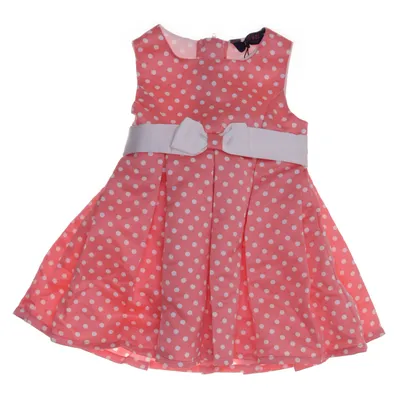 Klänning (Rosa, Vit) från Frendz Polyester