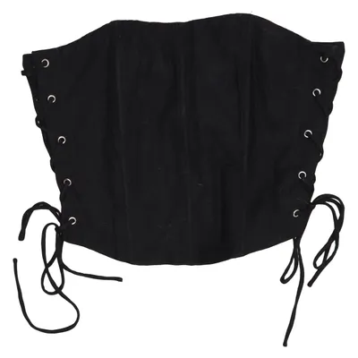Bustier (Zwart) van NA-KD Elastaan, Linnen, Viscose