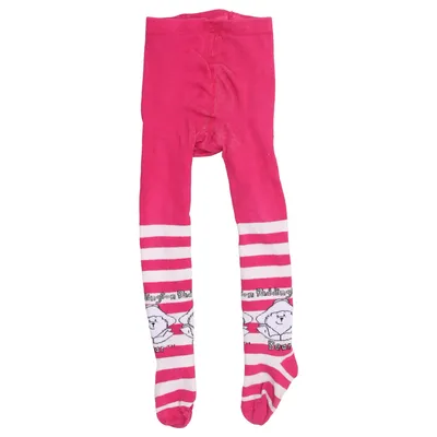 Panty (Roze, Wit, Meerkleurig) van Paddington Bear Katoen, Elastaan, Polyamide