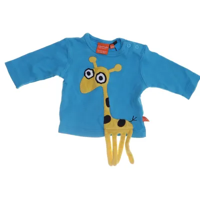 Långärmad t-shirt (Blå, Gul, Svart) från Lipfish Bomull, Polyester