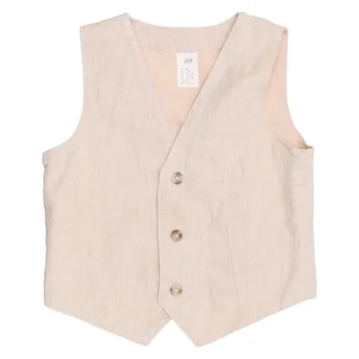 Kostuumgilet (Beige) van H&M Katoen, Linnen