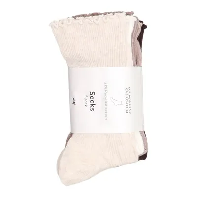 Sokken (Beige) van H&M Gerecycled katoen