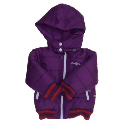 Vinterjacka (Lila, Röd) från Novastar Polyester