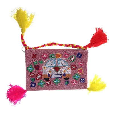 Handtasche (Pink, Mehrfarbig) von Antica Sartoria Baumwolle