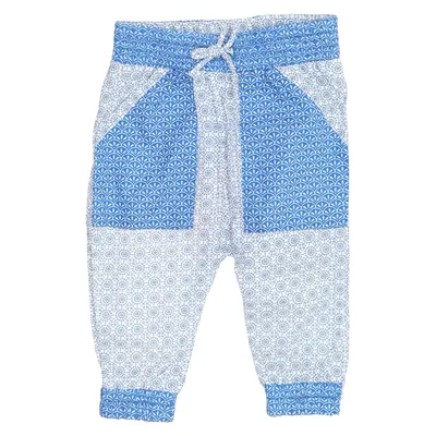 Harembroek (Blauw, Wit) van Baby by Lindex Katoen