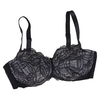 Soutien-gorge (Noir) de Mariemeili Élasthane, Polyamide