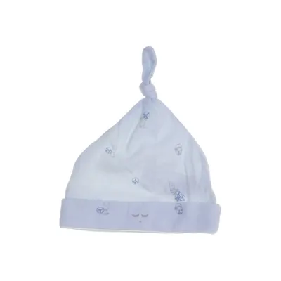 Pompon muts (Blauw, Grijs) van Livly Katoen