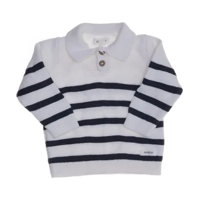 Trui (Wit, Blauw) van Newbie by KappAhl Katoen