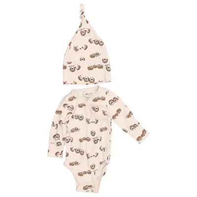 Set (Beige, Flerfärgad) från Tiny One Bomull, Elastan