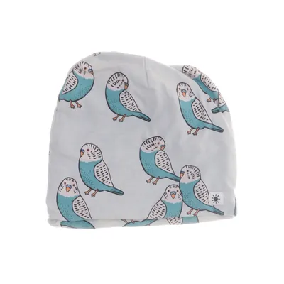 Beaniemössa (Blå, Flerfärgad) från Lindex Baby Bomull, Elastan