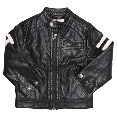 Jacka (Svart) från H&M Skinnimitation, Polyester
