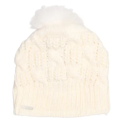 Bonnet à pompon (Beige) de Seeberger Acrylique, Laine