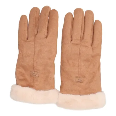 Gloves (Brown) from Damart Polyester