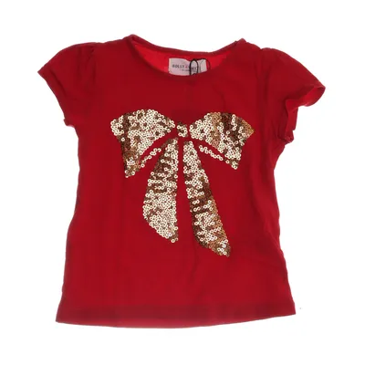 T-shirt (Rouge, Or) de Holly & Whyte by Lindex Coton, Élasthane