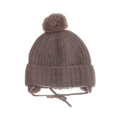 Bonnet à pompon (Beige) de H&M Acrylique, Polyester