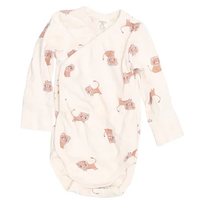 Body (Beige, Brun) fra Lindex Baby Bomuld, Elastan