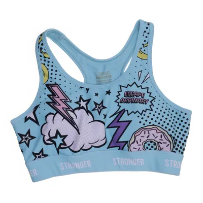 Sport-BH (Turkos, Flerfärgad) från Stronger