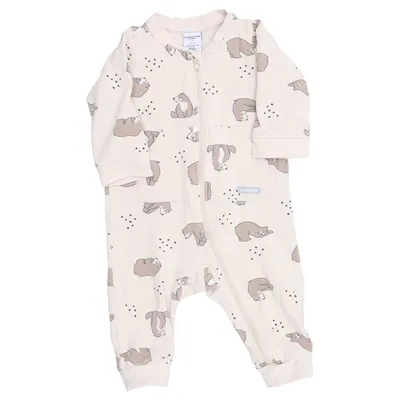 Rompers (Beige, Brown) from Polarn O. Pyret Elastane, Organic cotton