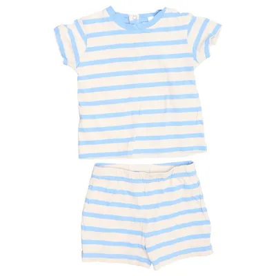 Set (Blue, Beige) from Rikiki Cotton