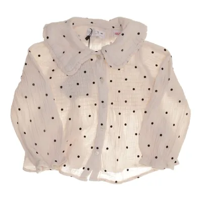 Shirt (Wit, Zwart) van Zara Polyamide