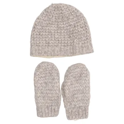 Accessoire set (Grijs) van Grüne Erde Alpacawol, Katoen