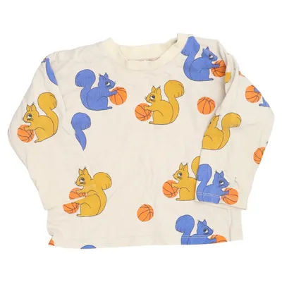 Long sleeve T-shirt (Beige, Multicolored) from Mini Rodini Organic cotton