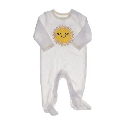 Sparkdräkt (Vit, Gul) från Sterling Baby Bomull, Polyester