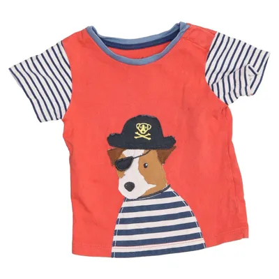 T-shirt (Rood, Blauw, Wit) van Baby Boden Katoen
