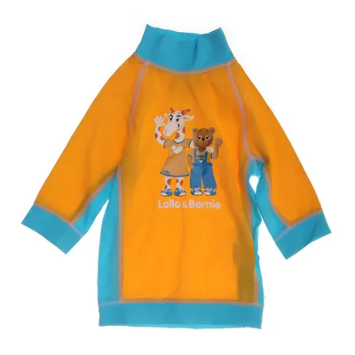 Zwemshirt (Geel, Blauw) van Lollo & Bernie Elastaan, Polyamide