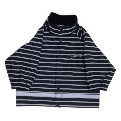 Regnjacka (Blå, Vit) från Polarn O. Pyret Polyester, Polyuretan