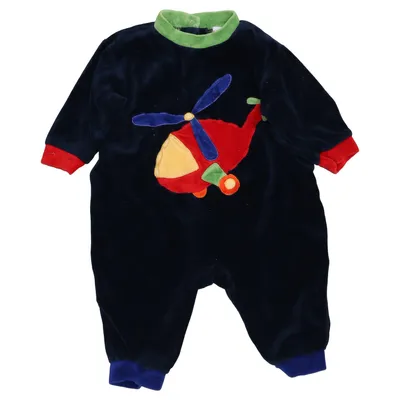 Strampler (Blau, Mehrfarbig) von Fix Baumwolle, Polyester
