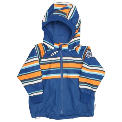 Regnjacka (Blå, Orange, Vit) från Racoon Bomull, Polyester