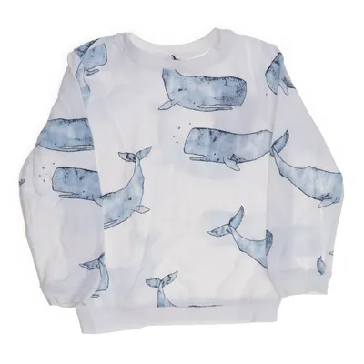 Collegetröja (Vit, Blå) från Newbie by KappAhl Bomull