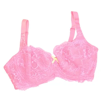 Bra (Pink) from Missya Elastane, Polyamide, Polyester