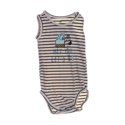 Body (Blanc, Bleu) de Hema Coton, Élasthane