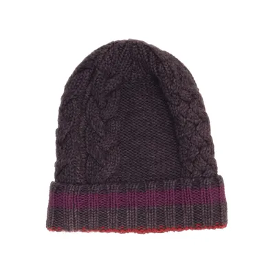 Beanie (Bruin) van Etro Katoen, Wol