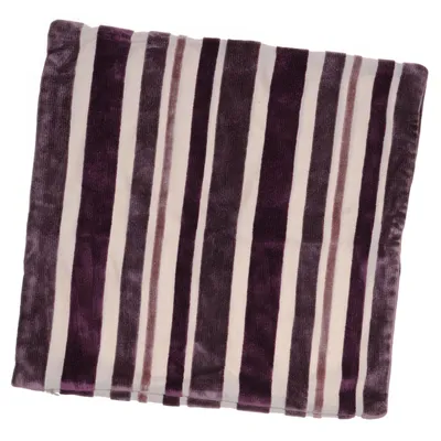 Kuddfodral (Vit, Lila) från Hemtex Polyester, Viskos